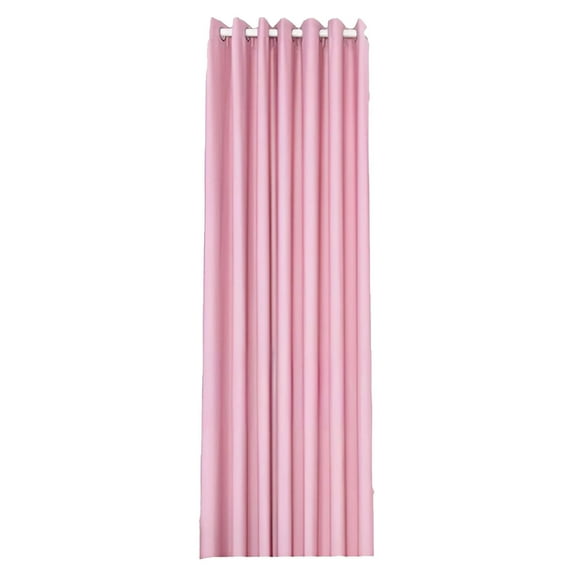 AUQ Blackout Curtains,Smooth-Finish No-Iron Texture Bedroom Curtains 2 Panel Sets,Uv-Resistant Material Pinch Pleated Curtains Blackout,Pink