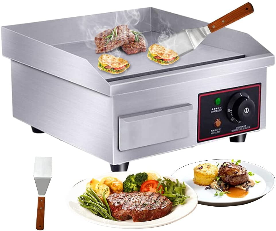 VBENLEM 30 Electric Countertop Griddle Grill 110V 4400W NonStick