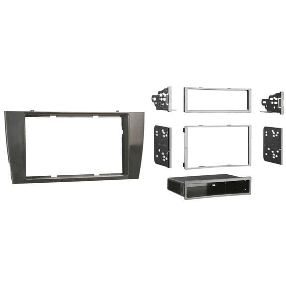 Metra 99-9501G Aftermarket Single and Double DIN Radio Installation Kit for Jaguar S-Type and X-Type - Non-Nav - Gray