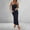 Navy, variant on Women's Ribbed Bodycon Dress, Strapless Sleeveless Dress with Side Slit, Casual Knitted Tank Dress for Summer