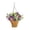 B, variant on Artificial Hanging Flowers with Basket,Fake Blossoms for Indoor Outdoor Decor in Spring Summer Garden Porch Patio,Hanging Plant Decor,A,1PC