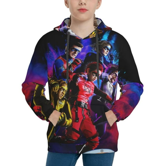 Danger Force Fashion Youth Hoodies Sweatshirts Long Sleeve Sweaters Hooded Outfits Pullover Hoody Top