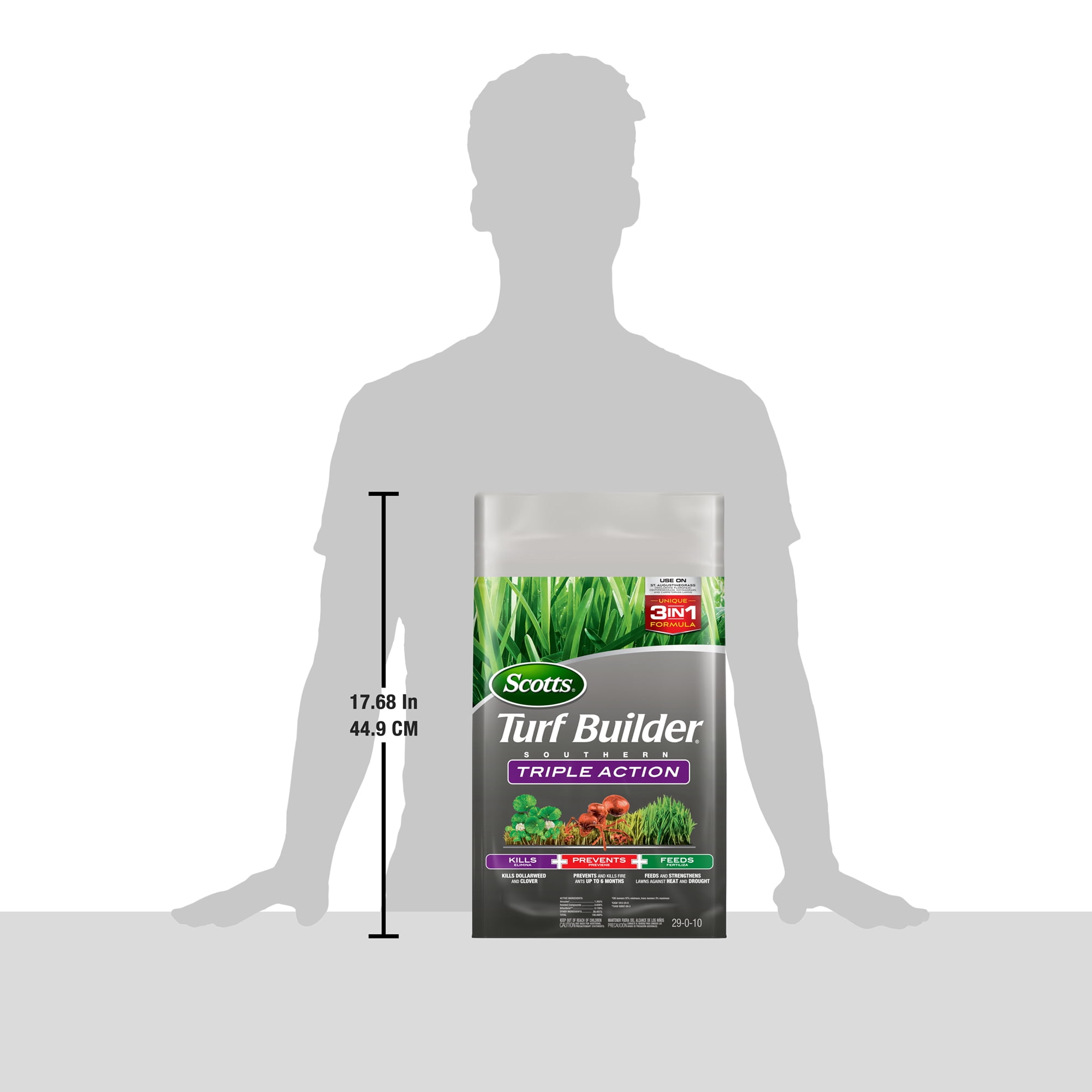 Scotts Turf Builder Southern Triple Action and Scotts Green Max Lawn Food Bundle for Large Southern Lawns