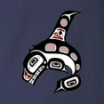 thumbnail image 3 of CafePress - Haida Killer Whale Plain Men's Long Sleeve T Shirt - Long Sleeve Dark T-Shirt, 3 of 4