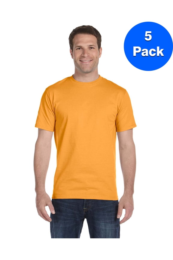 Mens 5.2 oz. ComfortSoft Cotton T-Shirt 5280 (5 PACK)