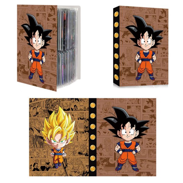 Álbum de cartas de Naruto, libro de colección de cartas de Dragon Ball, Goku, Vegeta, Luffy, Zoro, juguete de colección, 240, piezas