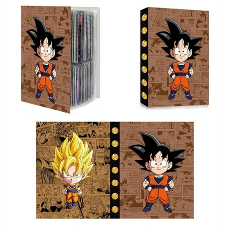 240pcs Card Album Book Naruto Dragon Ball Goku Vegeta ONE PIECE Luffy Zoro Map Letter Holder Binder Card Notebook Collection Toy