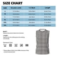 thumbnail image 6 of Fotbe Men's Houndstooth Black And White Print Men's Sleeveless Muscle Tank Tops Casual T-Shirts for Gym Workout Beach-Medium, 6 of 8