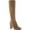 Black, variant on NEW YORK Womens Black Stretch Gore Padded Justin Round Toe Block Heel Zip-Up Riding Boot 7 M