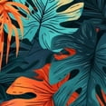thumbnail image 6 of Acheng Palm Leaves Round Tablecloth, Tropical Jungle Palm Leaves with Charming Colors, Table Decoration for Banquet, Candy Buffet, and Dining Table 38-42, 6 of 8