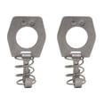thumbnail image 2 of Graflsoa 2 Pcs Cache-Chauffeur en ABS et Acier Inoxydable, Compact 7.5x6x1cm Emballage, Léger 9g, 2 of 6