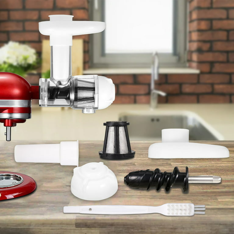 MODERN HOMEZIE Masticating Juicer Attachment for KitchenAid, Kitchen Stand  Mixers White 