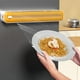 thumbnail image 5 of Cortador de film transparente con cuchilla deslizante, caja organizadora magnética de pared, organizador de cocina de alta capacidad, plegable, con estructura metálica, ideal para la oficina., 5 of 8