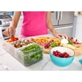 thumbnail image 5 of iDesign, Clear Refrigerator Crisp Produce Bins, Recycled Plastic, 5 of 11