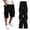 AP16_Black, variant on 3 Pack Cargo Shorts for Men Casual Cotton Classic Bermuda Shorts with Pockets Drawstring Comfort Big and Tall Shorts Purple L