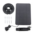 thumbnail image 1 of Cargador de batería monocristalino impermeable IP65 para cámara de seguridad exterior, conector tipo C, panel solar de 5 V y 10 W, 1 of 8