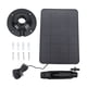 thumbnail image 1 of Panel Solar 10W 5V para Cámara de Seguridad Exterior Inalámbrica IP65 Cargador Solar de Silicio Monocristalino Impermeable Tipo C Negro, 1 of 8