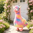 thumbnail image 5 of Sruoe Porch Goose Outfits, 23 Inch Highlands Cattle Porch Goose Clothes, Goose Clothes Dress, Duck Sculpture Clothes for Lawn Statue Cement Statue Yard Patio Party Decoration, 5 of 6