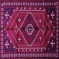 thumbnail image 1 of Ahgly Company Indoor Square Persian Pink Traditional Area Rugs, 7' Square, 1 of 4