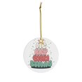 thumbnail image 5 of Merry Christmas Retro Groovy Ornament, 5 of 12