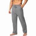 thumbnail image 6 of Mgmyaa Men's Stretchy Yoga Jogger Pants With Drawstring Elastic Waist Regular Fit Full Length Soft For Exercise Daily Wear, 6 of 8