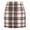 Pink, variant on Womens Casual Check Print High Waist Tight Pencil Skirt