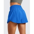 thumbnail image 2 of CRZ YOGA Ruffle Skirt Athletic Shorts for Women High Waisted Flowy for Workout Tennis with Zip Pocket, 2 of 4