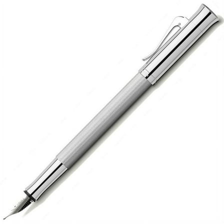 Graf von Faber-Castell Fountain Pen Guilloche Rhodium - Fine - FC-146591