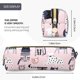 thumbnail image 3 of Fotbe Cat Estuche para Lápices de Cuero con Estampado, Estuche con Cremallera Resistente, Organizador Compacto y Elegante para Papelería, 3 of 7