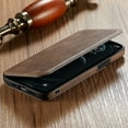 thumbnail image 6 of Casus Classic Wallet Case Leather Logo View Card Holder Cover for Apple iPhone 14 Pro - Slate, 6 of 8