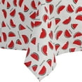 thumbnail image 6 of REGALWOVEN Uxcell Rectangle Tablecloth, Wrinkle-Resistant Washable Table Cover, for Kitchen or Dining Watermelon 55x55 Inch, 6 of 7