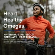 GNC Triple Strength Fish Oil Plus CoQ10 Omega 3 Supplement, 1000mg EPA and DHA, 100mg CoQ10, Heart and Circulatory Health, Plus Skin, Joint, Brain, and Eye, Coated to Control Fishy Burps, 30 Servings