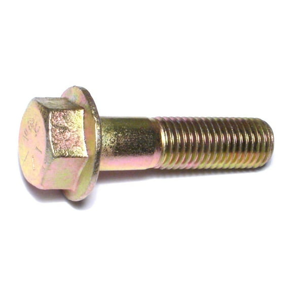 3/4"-10 x 3" Zinc Plated Grade 8 Steel Coarse Thread Hex Washer Head Flange Bolts FBHWS8-150