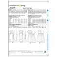 thumbnail image 2 of BUTTERICK PATTERNS B6051B50 B6051 Misses' Dress Sewing Template, Size B5 (8-10-12-14-16), 2 of 6