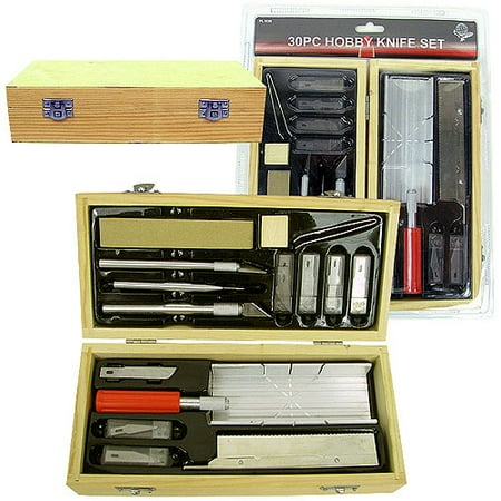 Stalwart 30-piece Hobby Knife And Miter