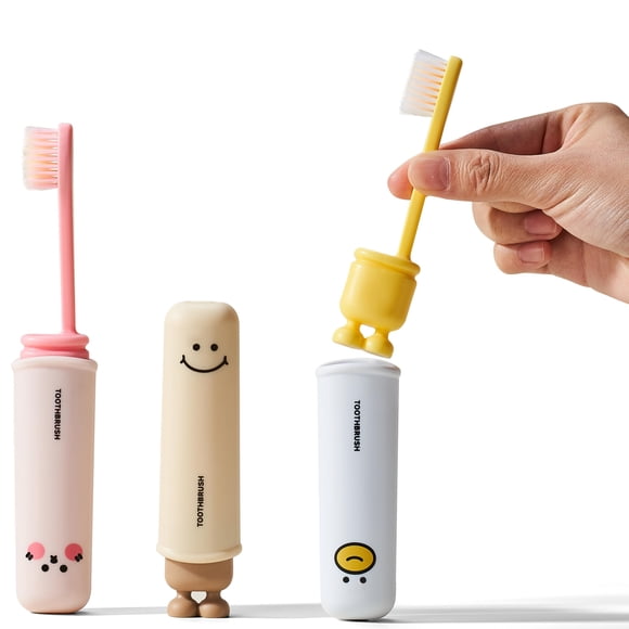 Cepillo de dientes Shrunqi plegable con funda integrada para viajar (3)