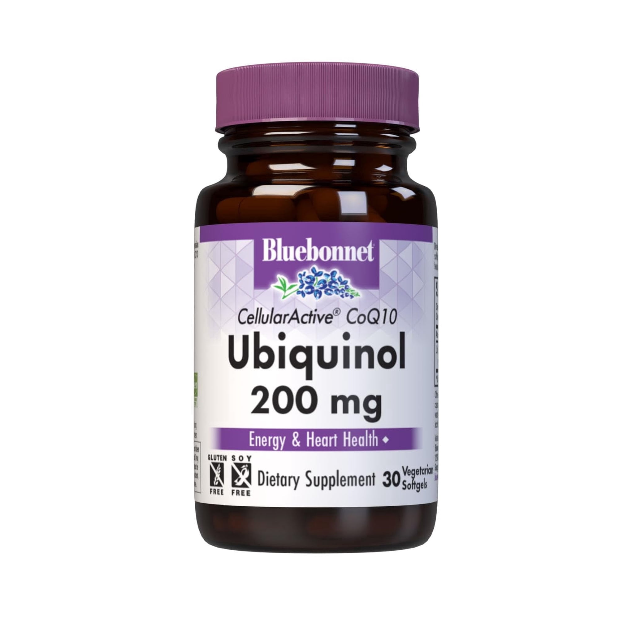 Bluebonnet Active CoQ10 Ubiquinol 200mg Heart & Cellular Health* - from Kaneka, 30 Count