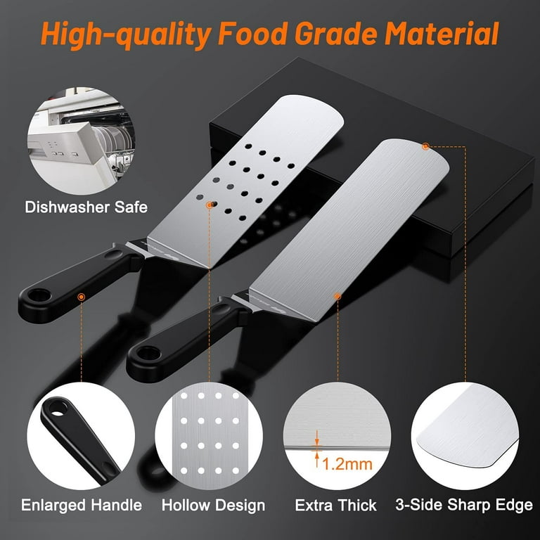Griddle Accessories for Blackstone, Commercial Grade 12 Inch Heavy