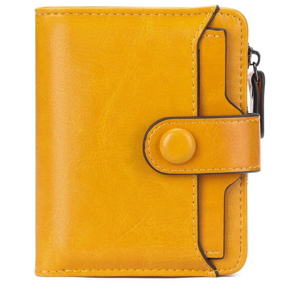 KALUNMA Women's Wallet RFID Blocking Leather Small Wallet Credit Card Holder with Coin Purse