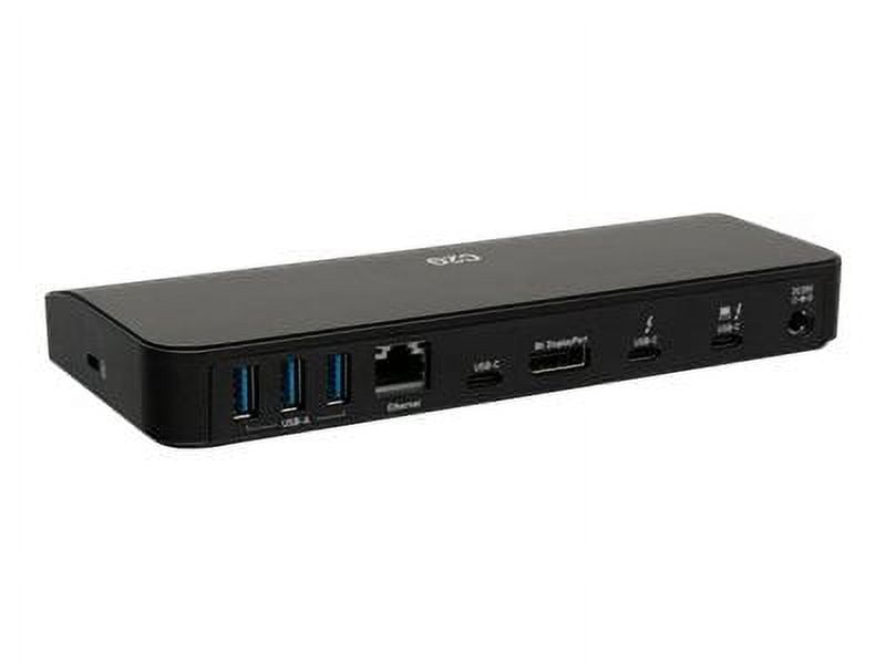 C2G Thunderbolt 3 8K Docking Station - DP, Ethernet, USB, SD, 3.5mm, Power - for Notebook - 85 W - Thunderbolt 3 - Network (RJ-45) - DisplayPort - Audio Line Out - Wired
