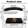 thumbnail image 6 of Jiueut Cute Cat Rollator Walker Seat and BackRest RollBar Covers Set for Women 2 Piece Soft Seat Cushion for a Rollator Walker Comfortable Driving Aid Cover for Seniors, 6 of 7