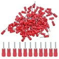 thumbnail image 1 of Copper Crimp Connector, PVC Sheath  Conductivity High Strength Insulated Ferrules Terminal  For 0.5-1.5mm² Electrical Wires, 1 of 8