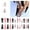 style2, variant on RAGUPEL 24Pcs Glue on Nails for Women,Embossed Square Press on Nails,Dimensional Flower Nail Press Ons,Long Press on Nails for Party,Daily Life,Taking Pictures,Dating,Style1