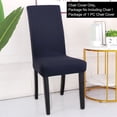 thumbnail image 2 of Unique Bargains Spandex Stretch Chair Covers Easily Washable, Gray Bedding for Home, 2 of 8