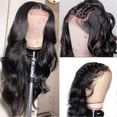 thumbnail image 3 of 2026 body wave lace front wig human hair pre-pull bleach knot with baby hair glue free natural color, 3 of 5