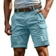 thumbnail image 3 of WILLBEST Pantalones Cortos para Hombre, Informales, de Verano, Ligeros, Transpirables, Cómodos, para Exteriores, Ajuste Relajado, Cintura Elástica, Tela Suave para Uso Diario., 3 of 5