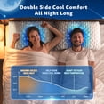 thumbnail image 2 of Pillow KUCEY Cooling Side Sleeper, espuma viscoelástica, tamaño queen, juego de 2, 2 of 9