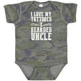 thumbnail image 3 of Inktastic I Love My Tattooed & Bearded Uncle Boys Baby Bodysuit, 3 of 5