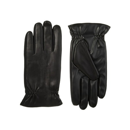 UPC 194194087661 product image for Isotoner Mens Black Slip On Insulated Winter Cold Weather Gloves M | upcitemdb.com