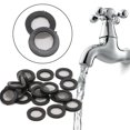 thumbnail image 3 of AOOOWER 20 Pieces Stainless Steel Filter Screen Rubber Seal Ring Washer Filter Gasket Rubber Washer for Water Faucet Shower for, 3 of 8